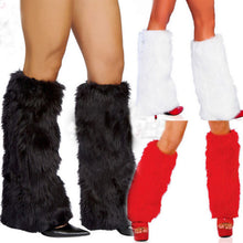 Load image into Gallery viewer, (3 Colors) Sexy Faux Fur Leg Warmers - Rave Boot &amp; Heel Cover
